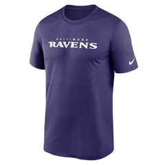 Baltimore Ravens Legend Wordmark Performance T-Shirt - Purple - Nike