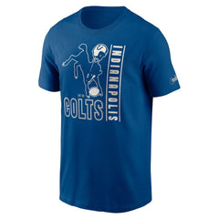 Indianapolis Colts Lockup Essential T-Shirt - Royal - Nike