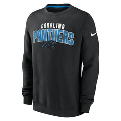 Carolina Panthers Rewind Club Pullover Sweatshirt - Black - Nike