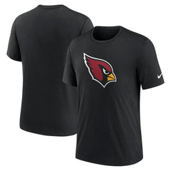 Arizona Cardinals Rewind Logo Tri-Blend T-Shirt - Black - Nike