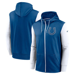 Indianapolis Colts Performance Full-Zip Hoodie - Royal - Nike