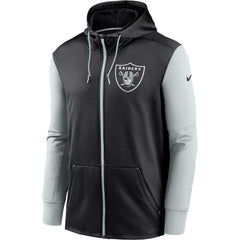Las Vegas Raiders Performance Full-Zip Hoodie - Black - Nike