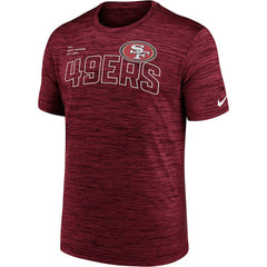 San Francisco 49ers Velocity Arch Performance T-Shirt - Scarlet - Nike