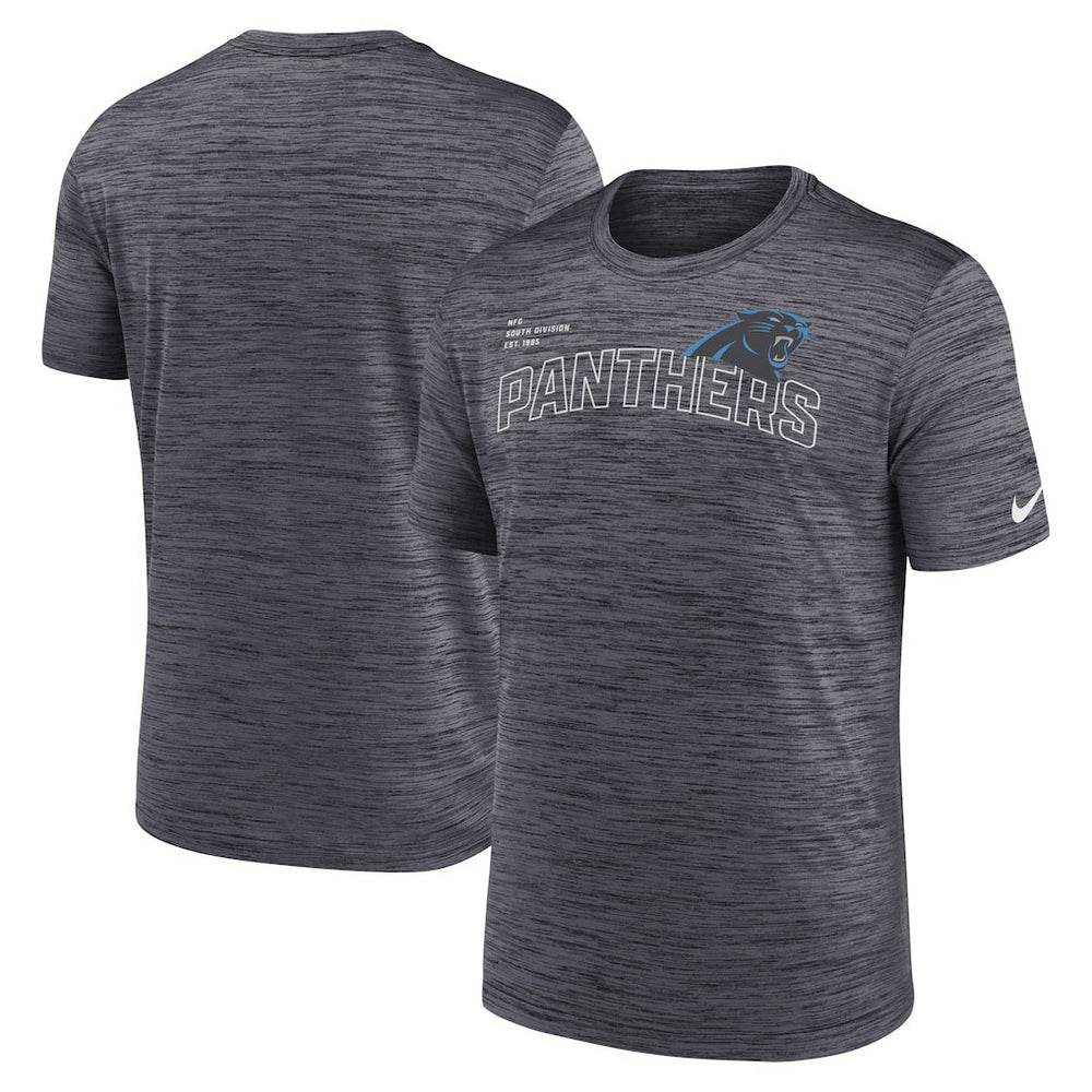 Carolina Panthers Velocity Arch Performance T-Shirt - Black - Nike