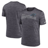 Carolina Panthers Velocity Arch Performance T-Shirt - Black - Nike