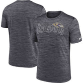 Baltimore Ravens Velocity Arch Performance T-Shirt - Black - Nike