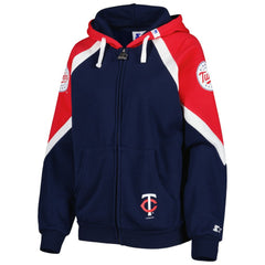 Minnesota Twins Starter Women's Hail Mary Full-Zip Hoodie Discount