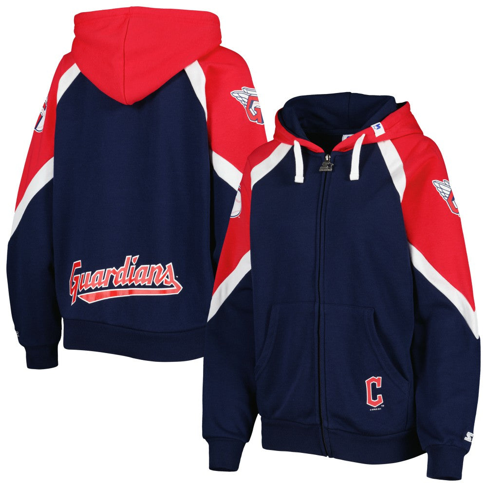 Cleveland Guardians Starter Women's Hail Mary Full-Zip Hoodie Near Me