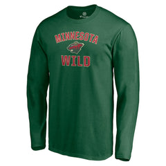 Minnesota Wild Victory Arch Long Sleeve T-Shirt - Green | NHL Clearance
