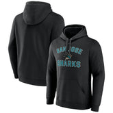 San Jose Sharks Victory Arch Pullover Hoodie - Black | NHL discount