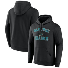 San Jose Sharks Victory Arch Pullover Hoodie - Black | NHL discount