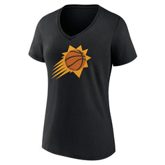 Phoenix Suns Women's Alternate Logo V-Neck T-Shirt Black