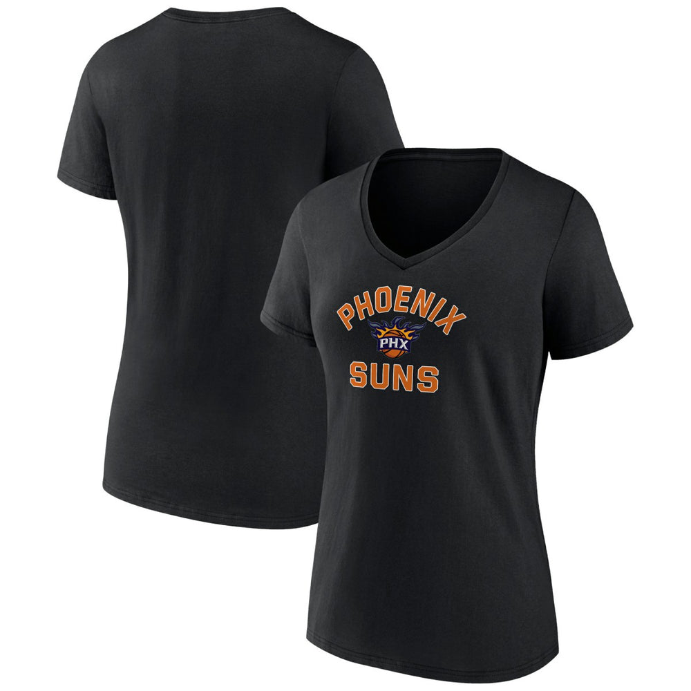 Phoenix Suns Women's Overtime Team V-Neck T-Shirt Black
