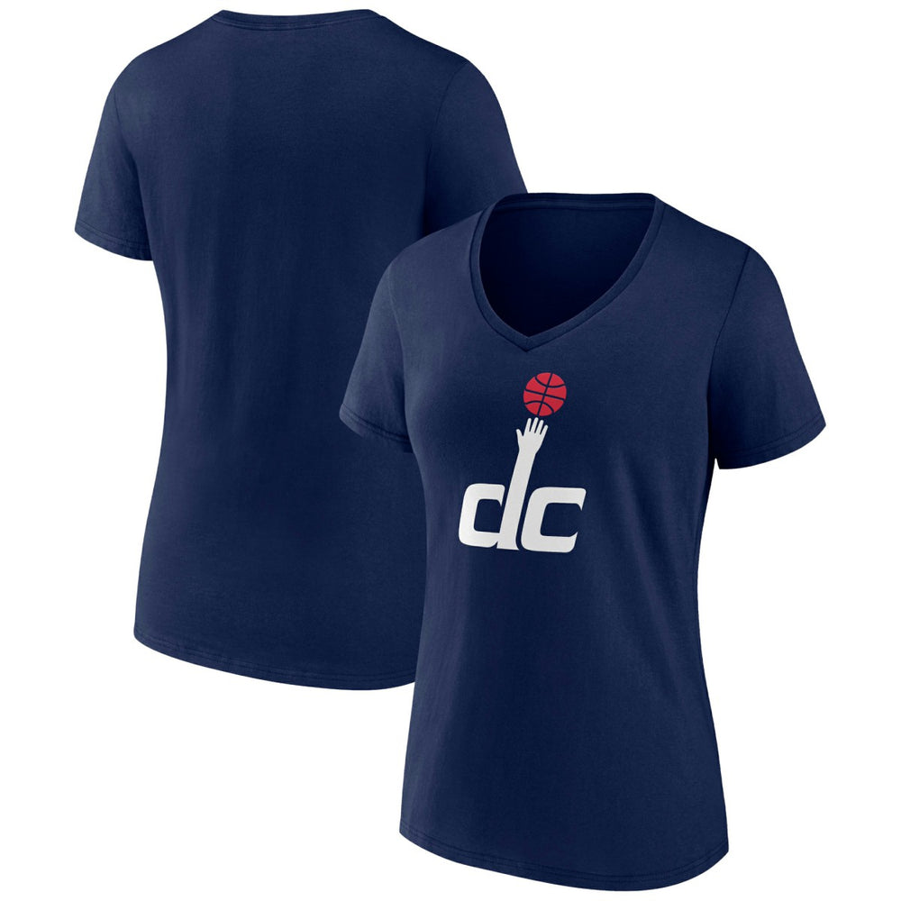 Washington Wizards Women's Alternate Logo V-Neck T-Shirt Navy