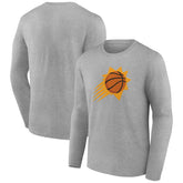 Phoenix Suns Alternate Logo Long Sleeve T-Shirt Gray