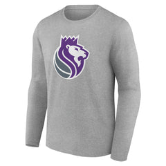 Sacramento Kings Alternate Logo Long Sleeve T-Shirt Gray