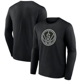 San Antonio Spurs Alternate Logo Long Sleeve T-Shirt Black
