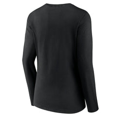 Boston Celtics Women's Alternate Logo V-Neck Long Sleeve T-Shirt Black