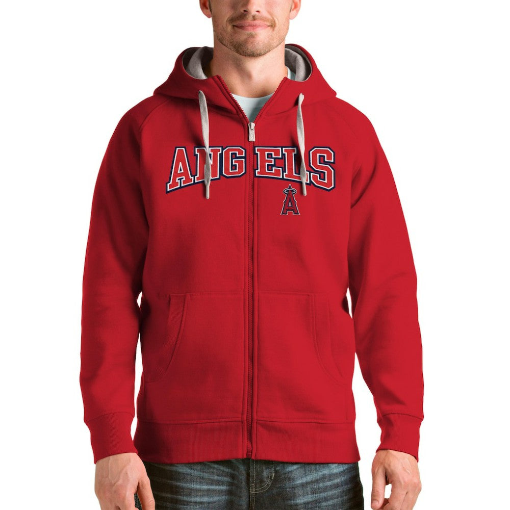 Los Angeles Angels Antigua Team Logo Victory Full-Zip Hoodie Online