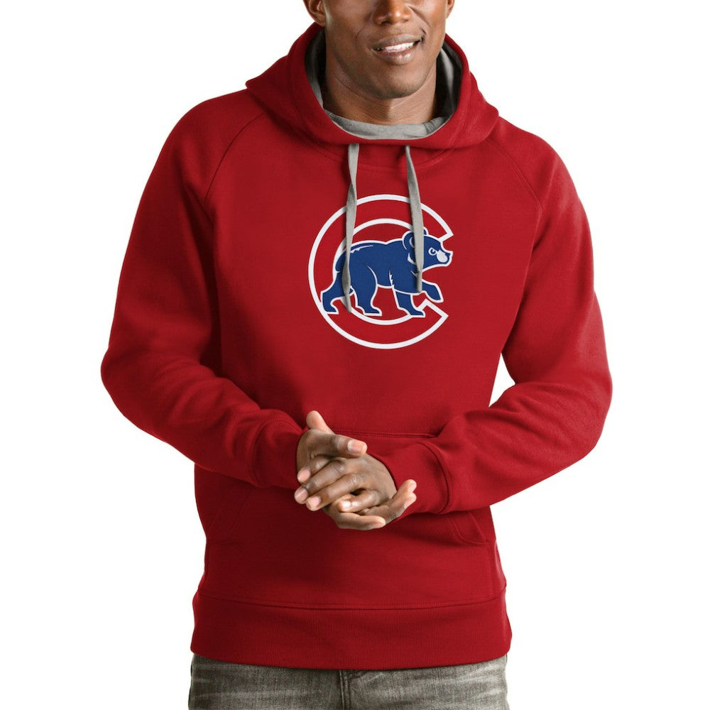 Chicago Cubs Antigua Victory Pullover Team Logo Hoodie for sale
