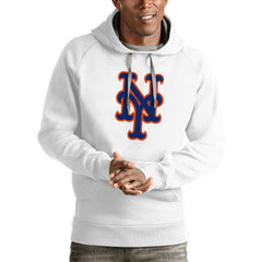 New York Mets Antigua Victory Pullover Team Logo Hoodie Online