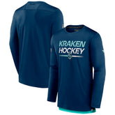 Seattle Kraken Fanatics Authentic Pro Long Sleeve T-Shirt - Deep Sea Blue | Fanatics online
