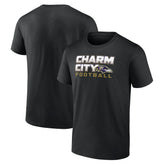 Baltimore Ravens Hometown Collection Sweep T-Shirt - Black - NFL