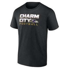 Baltimore Ravens Hometown Collection Sweep T-Shirt - Black - NFL
