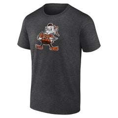 Cleveland Browns Brownie The Elf Throwback Logo T-shirt - Charcoal - NFL