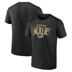 Green Bay Packers Smoke Arch T-Shirt - Black - NFL