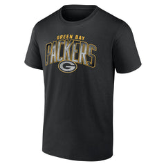 Green Bay Packers Smoke Arch T-Shirt - Black - NFL