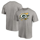 Green Bay Packers True Color T-Shirt - Heather Gray - NFL