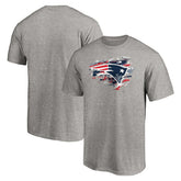 New England Patriots True Color T-Shirt - Heather Gray - NFL