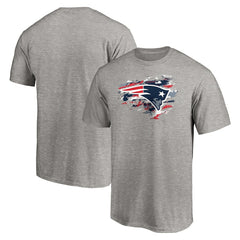 New England Patriots True Color T-Shirt - Heather Gray - NFL