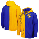 Milwaukee Brewers Mitchell & Ness Fleece Full-Zip Hoodie for sale