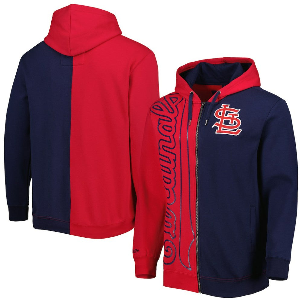 St. Louis Cardinals Mitchell & Ness Fleece Full-Zip Hoodie for sale