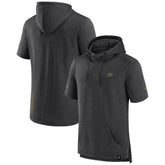 Anaheim Ducks Fanatics Authentic Pro Short Sleeve Pullover Hoodie - Heather Charcoal | Fanatics on sale