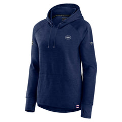 Montreal Canadiens Fanatics Women's Authentic Pro Pullover Hoodie - Heather Navy | Fanatics online