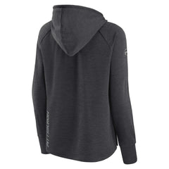 Pittsburgh Penguins Fanatics Women's Authentic Pro Pullover Hoodie - Heather Charcoal | Fanatics discount