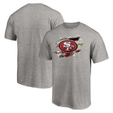 San Francisco 49ers True Color T-Shirt - Heather Gray - NFL