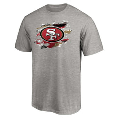 San Francisco 49ers True Color T-Shirt - Heather Gray - NFL
