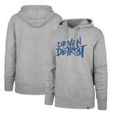 Detroit Lions '47 Driven by Detroit Pullover Hoodie - Gray - 47 brand