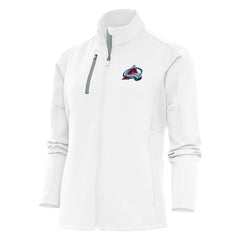 Colorado Avalanche Antigua Women's Team Logo Generation Full-Zip Jacket - White | NHL Clearance