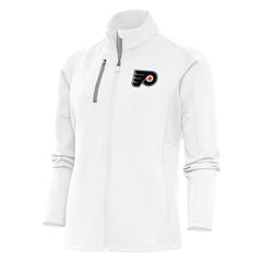 Philadelphia Flyers Antigua Women's Team Logo Generation Full-Zip Jacket - White | NHL online