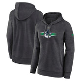 Vancouver Canucks Fanatics Women's Authentic Pro Core Secondary Fleece Pullover Hoodie - Heather Charcoal | Fanatics on sale