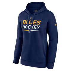 St. Louis Blues Fanatics Women's Authentic Pro Pullover Hoodie - Navy | Fanatics online