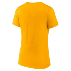 Nashville Predators Fanatics Women's Authentic Pro Primary V-Neck T-Shirt - Gold | Fanatics Clearance