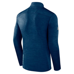 Seattle Kraken Fanatics Authentic Pro Quarter-Zip Pullover Top - Deep Sea Blue | Fanatics discount