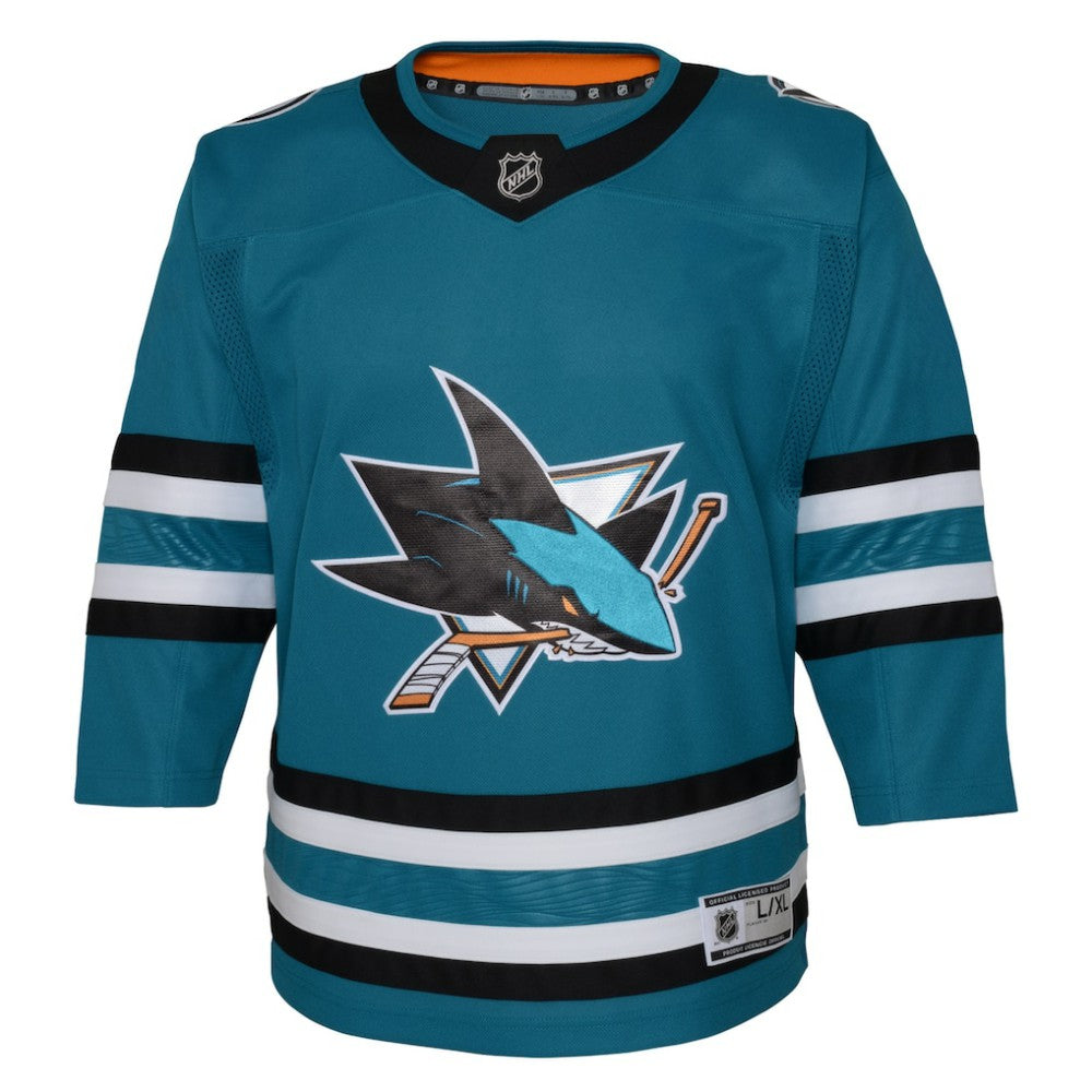 San Jose Sharks Youth Premier Jersey - Teal | NHL near me