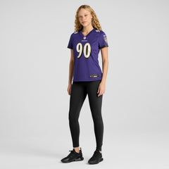 David Ojabo Baltimore Ravens Women's Game Player Jersey - Purple - Nike